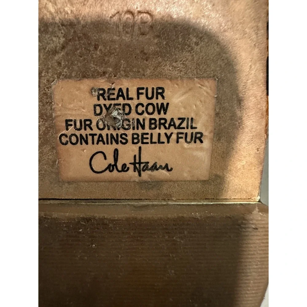 Cole Haan Women's Astoria Ballet Flats Dyed Cow Size 10B